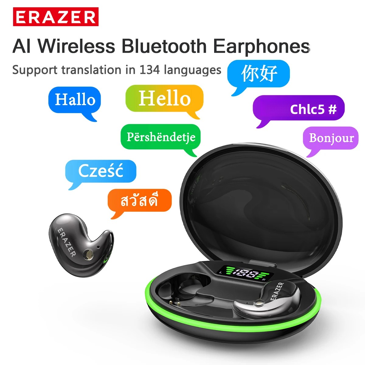 Wireless Charger - Наушники-вкладыши EARZER XF58 с Bluetooth и