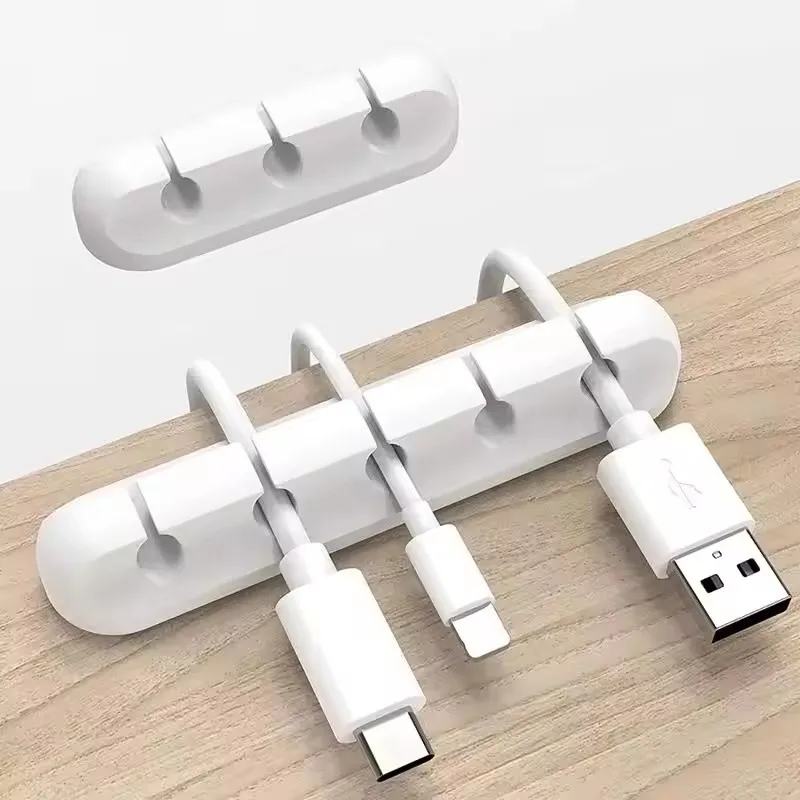 Cable Organizer - Силиконовый органайзер для USB-кабелей, держатель для