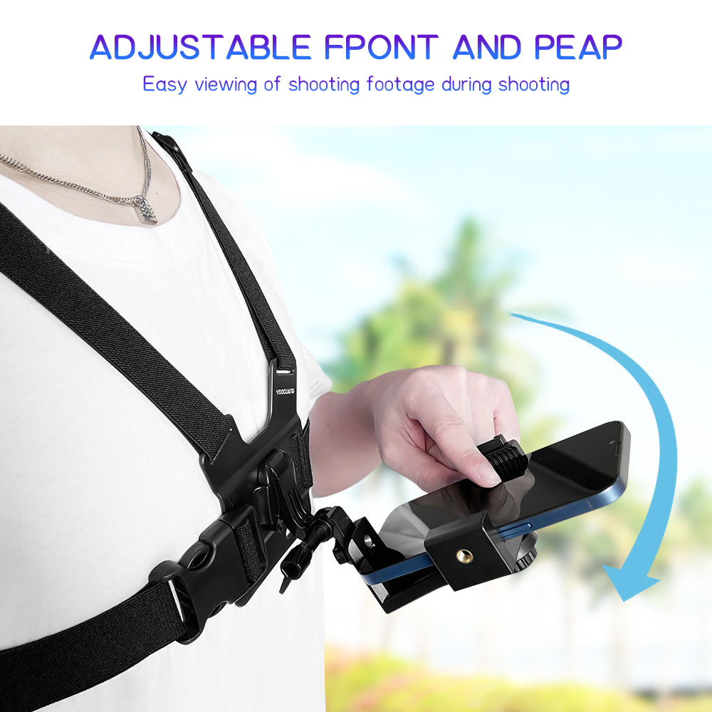 Cable Organizer - Ремешок-держатель для телефона на грудь, регулируемый