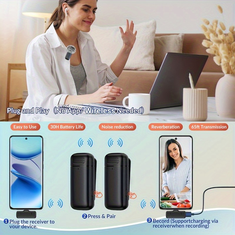 Беспроводной петличный микрофо – обзор и цена Usb Charger